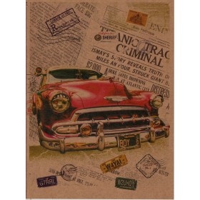 Записная книга А4, 48 листов, Обложка KRAFT-картон